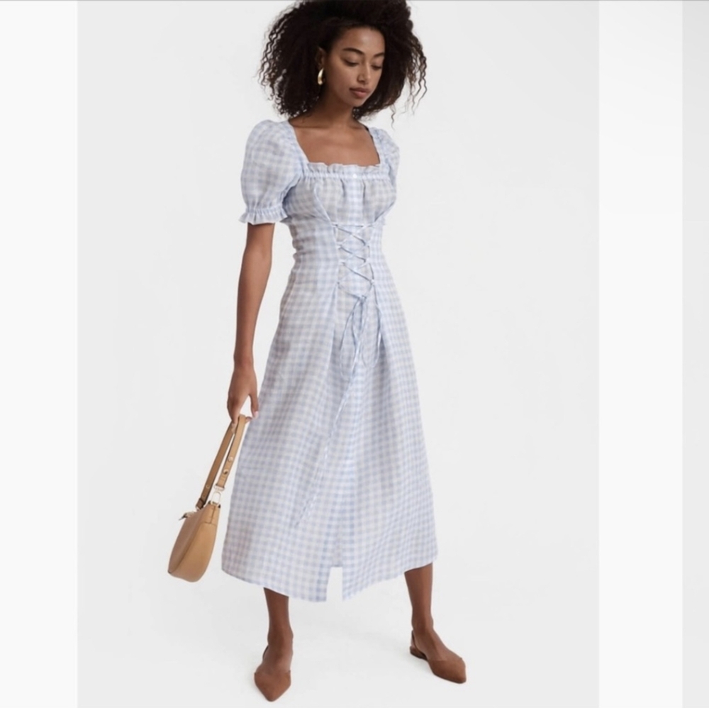 NWT Sleeper Vichy Marquis Maiden dress, small - Picture 2 of 8